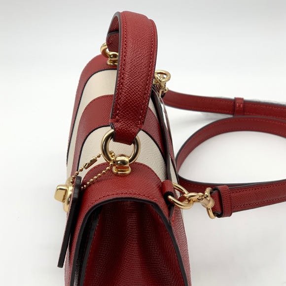 Coach Tilly Satchel 23 Red/Chalk - Picture 12 of 12